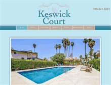 Tablet Screenshot of keswickcourt.com